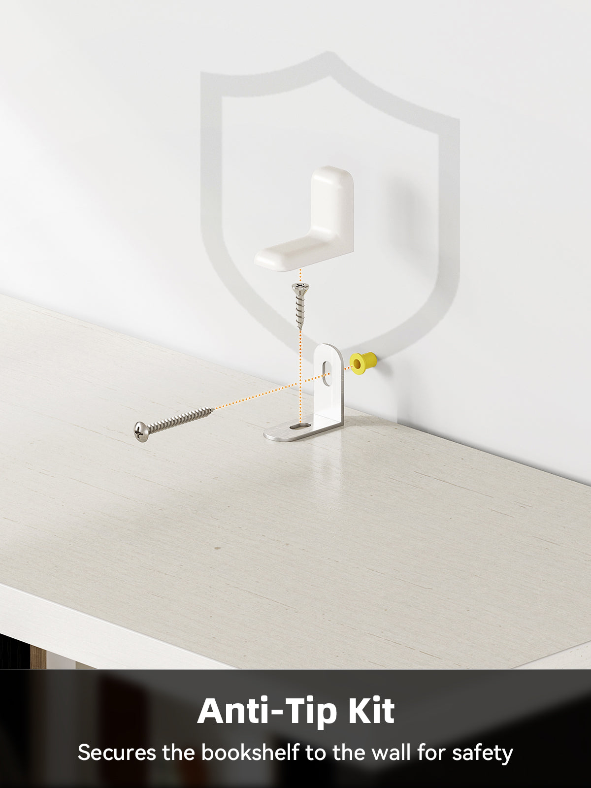 5-Tier Open Bookshelf and Bookcase, Floor Standing Display Storage Shelves for Living Room, Tall Book Shelf for Bedroom, Home Office, Dining Room, Black